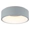 Access Lighting Radiant, Dual Voltage LED Flush Mount, Gray Finish, Acrylic Lens Acrylic 50941LEDD-GRY/ACR - alternate 2